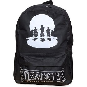 Resim Atlantis Stranger Things Sırt Çantası Siyah Çok Renkli 