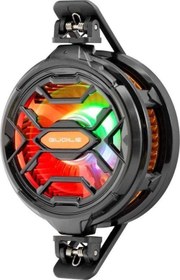 Resim Telefon Buz Soğutucu Fan Mıknatıs Ve Klips Rgb Siyah Hdx4382 
