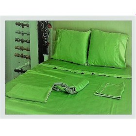 Resim Taç Micropolyester Çift Kişilik Basıc Nevresim Takımı-Yeşil 