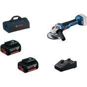 Resim Bosch Gws 18V-10 2X4.0AH Çift Akülü Taşlama Makinesi 