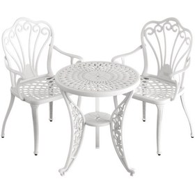Resim İstanbul Yuvarlak Masa Ø60 2 Li İstanbul Sandalye Beyaz 