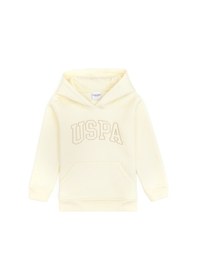 Resim U.S. Polo Assn. Kız Çocuk Krem Kapüşonlu Şardonlu Basic Sweatshirt 50314311-VR256 