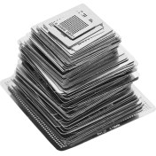 Resim Creatorally 130 Adet Bga Evrensel Yeniden Toplama Yeniden Işleme Ağı Şablonları Çelik Şablon Ağı Doğrudan Isı Seti Kiti (Yurt Dışından) 