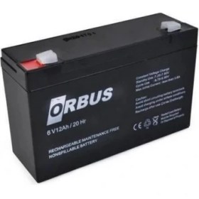 Resim Orbus ORB-6V 12 Ah Bakımsız Kuru Akü 150X50X94 mm 1.65 kg 