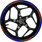 Resim Ogec Worx CBF kırmızı yazılı mavi reflektif pençe şeritli 