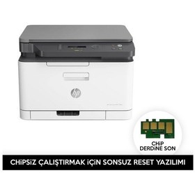 Resim Hp Color Laser Mfp 178nw Yazıcı Chipsiz Çalıştırmak İçin Reset Ya 
