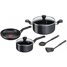 Resim Tefal Super Cook 7 Parça Tencere Seti B459s784 TEFAL.158 Siyah 
