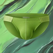 Resim 1 adet Erkek Tek Renk Slip, Ultra Konforlu, Ter Emici, Nefes Alabilir Viskoz Kumaş, Yüksek Kesim Tasarımı, Orta Esneklik, %95 Viskoz %5 Spandeks, 175g/ 