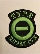 Resim StüdyoÜmitTişört Type O Negatıve Patch(yuvarlak)-peç,arma Ve Kot Yaması (5,5x7,5cm) 