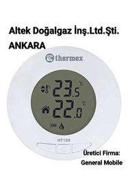 Resim Genel Markalar Thermex HT 150 Kablolu Dijital Oda Termostadı 