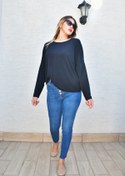 Resim Selvi Atalay Butik Siyah Basic Bluz 