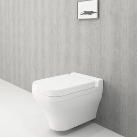Resim Bocchi Scala Asma Klozet Mat Beyaz Kapak Hariç 1080-002-0128 