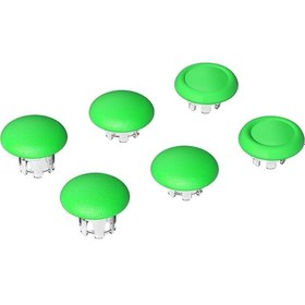 Resim Green-6 Adet Denetleyici Thumbstick Kapağı Koruma Ps5 Edge Elite Joystick Gamepad Joystick Thumb Çubuk Kavrama Kapağı Ak 
