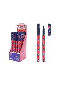 Resim Maxx Jel Kalem Vinson Desenli 0.7 Mm Mavi 20 Li Paket 