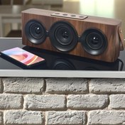 Resim Ahşap Gövde Bluetooth Hoparlör Taşınabilir Müzik Kutusu 10W SD049 Binbirreyon