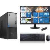 Resim Lenovo Thinkcentre Neo 50T Gen5 Intel Core I7 14700 64GB Ddr5 256GB SSD 23.8 Inç Monitör Windows 11 Pro Nvidia GT730 4gb Masaüstü Bilgisayar 7302412UAS0GL00P21 + Zetta Flash Bellek 