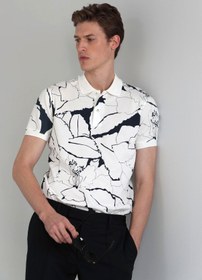 Resim Lufian Lamas Spor Polo T- Shirt Kırık Beyaz 