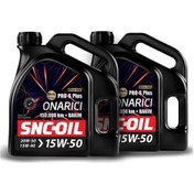 Resim Snc Oil Icon Group 150.000 KM + Bakım Pro-S Plus Onarıcı 15W-50 Motor Yağı 2 X 4 L 