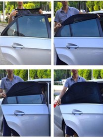 Resim Araba Yan Cam Perdesi Oto Arka Perde Araç Güneşlik Gölgelik Bebek Çocuk Bebe Örtü Cam Çorabı Filmi 