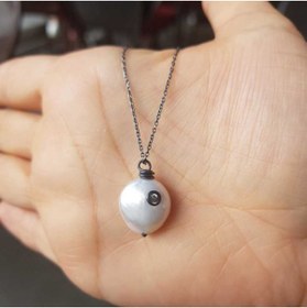 Resim CNG JEWELS Kadın Beyaz İncili Gümüş Kolye 