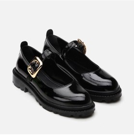 Resim Mary Jane Siyah Kadın Ayakkabı Siyah 