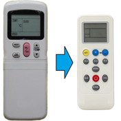 Resim RUBENİS RB AC 36 K Klima Kumandası - Eşdeğer 