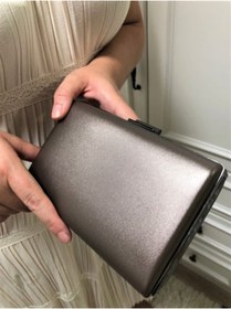 Resim womenacs Kadın Platin Portföy Clutch Çanta 