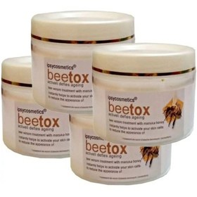 Resim Süper Ipsycosmetics Beetox Doğal Arı Özü - Yüz Cilt Dekolte Boyun Kremi 100 Ml X 4 Adet 