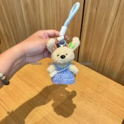 Resim Silver1 Sevimli Renkli Ip Peluş Ayı Kolye El Yapımı Oyuncaklar Küçük Bebek Çanta Çekicilik Sevimli Bebek Cep Telefonu Çekicilik (Yurt Dışından) 