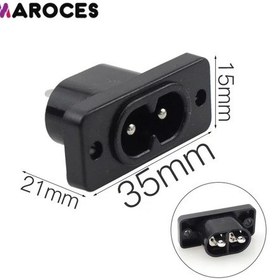 Resim Ic-212-2 Ac Teyp Soketi Çift Yarıklı 220V Giriş 5 Adet 