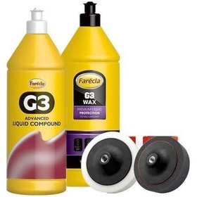 Resim Farecla G3 Pasta 1 Lt G3 Wax Cila 1 Lt 2 Adet Sünger 1 Adet Ci La 1 Adet Pasta 