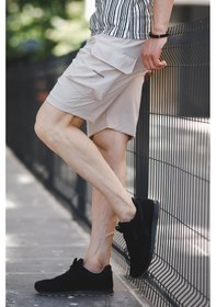 Resim Doriana Reflektörlü Kort Paraşüt Kumaş Kargo Cep Erkek Şort 001 