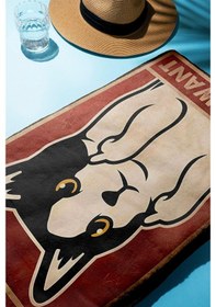 Resim Dijital Baskı Plaj Deniz Havlusu Kedi Desenli Peştamal Hvl0078 Renkli 