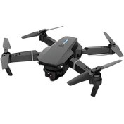 Resim BLUE İNTER E88 4k Hd Çift Kameralı App Kontrol Wifi Katlanabilir Drone Siyah 