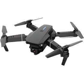 Resim BLUE İNTER E88 4k Hd Çift Kameralı App Kontrol Wifi Katlanabilir Drone Siyah 