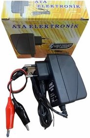 Resim 6 Volt 1 Amper Kesicili Adaptör + Maşali Kablo Şarj Şarz Cihazi Yerli Üretim 