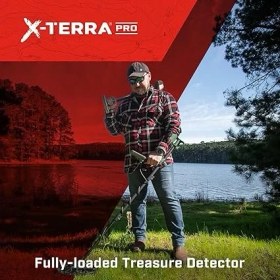 Resim X-Terra Pro Su Geçirmez Hazine Metal Dedektörü Yetişkinler Için (3 Algılama Modu) 