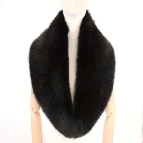 Resim Eşsiz Çift Katlı Pluş Şal, Yumuşak ve Rahat, El Yapımı, Suni Kürk, Polyester, Tek Renk, Rüzgar Geçirmez, Sıcak, Dekoratif, Parti, Kadın Aksesuarları 