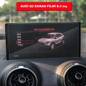 Resim Audi Q2 2018 2020 8.3 inç Navigasyon Temperli Ekran Koruyucu 