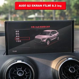 Resim Audi Q2 2018 2020 8.3 inç Navigasyon Temperli Ekran Koruyucu 