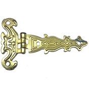 Resim Skygo Dekoratif, Sac Tek Kuyruklu Menteşe - 40x68 mm, Küçük, Sarı, 1 Adet 