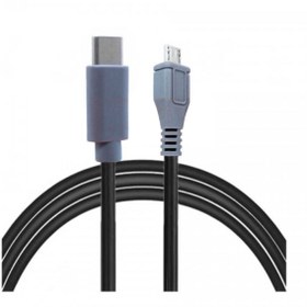 Resim Type-C To Mikro Usb Kablosu, Usb Tip C - Mikro Usb Otg Kablosu Erkek - Erkek Şarj Data 1 Metre 