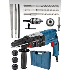 Resim Tekno Trust Japan 4500W Çelik Şanzuman Bakir Sargılı 2-28 Kırıcı Delici Hilti Matkap 5 Adet Uç 