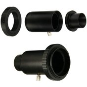 Resim 1.25 İnç Teleskop Kamera Adaptörü, T-ring Adaptörü, Tüm Metal Telessope Uzatma Tüpü M42 T-mount Adaptörü Nikon Kamera 