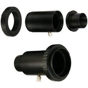 Resim 1.25 İnç Teleskop Kamera Adaptörü, T-ring Adaptörü, Tüm Metal Telessope Uzatma Tüpü M42 T-mount Adaptörü Nikon Kamera 