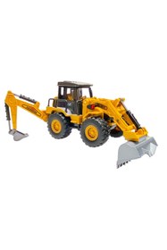 Resim tmtoysandmore Oyuncak Metal Kepçeli Buldozer Kepçe Çift Taraflı Iş Makinası 32 Cm 