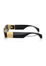 Resim Versace Ve2286 100287 57 Erkek Güneş Gözlüğü Altın 