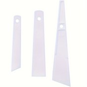 Resim 3 adet suni deri zanaat yapıştırıcı yayıcı, DIY el zanaatı için deri kazıyıcı seti, Hassas uygulamalı deri yapıştırıcı araçları - 20mm, 30mm, 40mm 