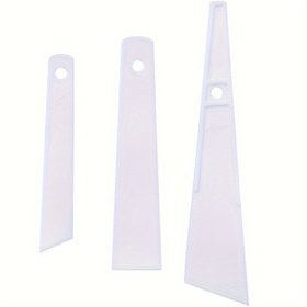 Resim 3 adet suni deri zanaat yapıştırıcı yayıcı, DIY el zanaatı için deri kazıyıcı seti, Hassas uygulamalı deri yapıştırıcı araçları - 20mm, 30mm, 40mm 