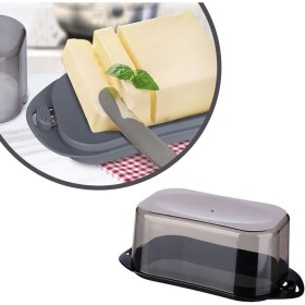 Resim Lowell Home Ieg Kilitli Plastik Kapaklı Kahvaltılık Tereyağlık Peynirlik Erzak Saklama Kabı AP-9428 (4887) 